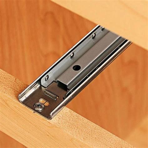 kitchen metal box drawer slide|metal drawer slides bottom mount.